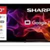 Telewizor Sharp QLED 50HP5465E 50" 4K Google TV Dolby Vision Czarny