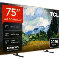 Telewizor TCL 75A400 Pro 75" QD-Mini LED 4K 144 Hz VRR Google TV Dolby Atmos Dolby Vision HDMI 2.1