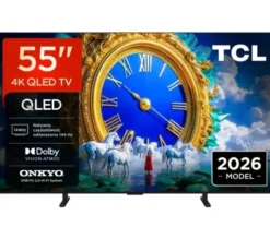 Telewizor TCL 55A400 55" QLED 4K 144Hz Google TV Funkcje AI Dolby Vision Dolby Atmos DTS-X HDMI 2.1 DVB-T2