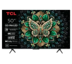 Telewizor TCL 50C6K 50" QD-Mini LED 4K 144Hz Google TV