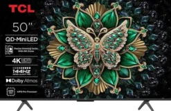 Telewizor TCL 50C61K QLED 50'' 4K Ultra HD Google TV