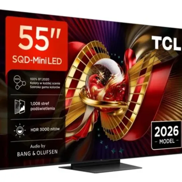 Telewizor TCL 55C8L 55" SQD-MINILED 4K 144 Hz Google TV Dolby Atmos Dolby Vision HDMI 2.1