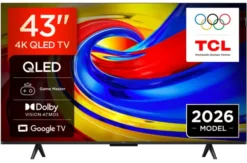 Telewizor TCL 43P7L 43" QLED 4K Google TV Funkcje AI Dolby Vision Dolby Atmos HDMI 2.1 DVB-T2