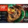Telewizor TCL 98RM9L 98" RGB-Mini LED 4K 144Hz Google TV Funkcje AI Dolby Vision Dolby Atmos Bang & Olufsen HDMI 2.1 DVB-T2