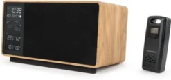 Thomson Radio FM z funkcją Bluetooth i stacją pogodową WS202TBK
