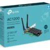 TP-LINK AC1200 Wi-Fi PCI Express Adapter v3.0 867Mbps at 5GHz + 300Mbps at 2.4GHz Beamforming