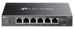 TP-Link Omada ES206GP łącza sieciowe Zarządzany Gigabit Ethernet (10/100/1000) Obsługa PoE Czarny
