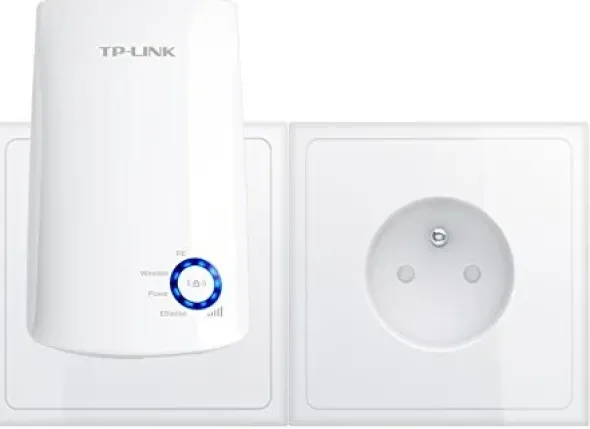 TP-Link WiFi Repeater, wzmacniacz sygnału (kompatybilność uniwersalne, łatwej instalacji) Biały Wi-Fi N300 2610604