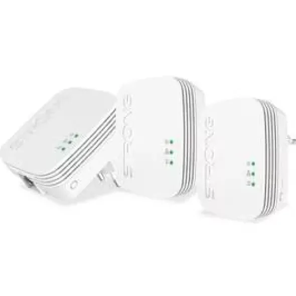 Transmiter sieciowy Strong 600 DUO MINI, 2 jednotky (POWERL600DUOMINI) Biały