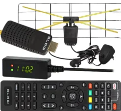 Tuner DVB-T2 BLOW 7000FHD MINI H.265 HEVC + antena pokojowa
