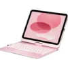 Typecase Flexbook Touch z klawiaturą do iPad 11" A16 2025/iPad 10.9" 2022 Jasno różowy