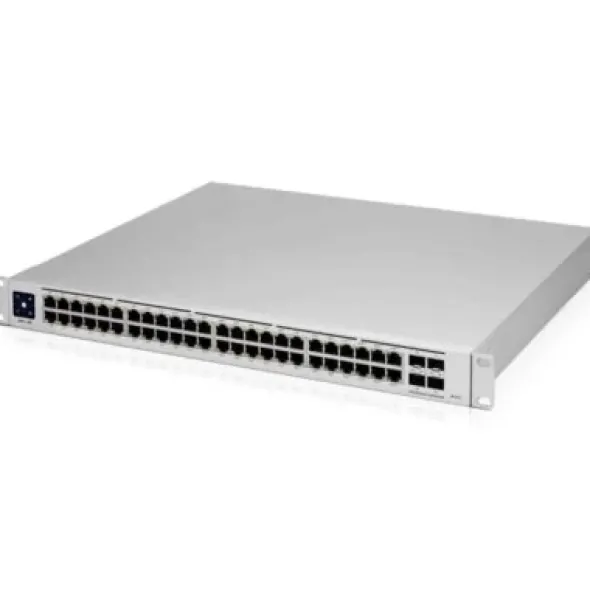 Ubiquiti UniFi 48Port Gigabit Switch with 802.3bt PoE, Layer3 Features USW-Pro-48-POE
