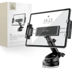 Uchwyt na tablet TECH-PROTECT V4 Universal Windshield & Dashboard Czarny