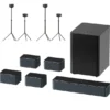 Ultimea Poseidon D80 Boom 7,1 Soundbar + 2 Pairs * Steady 300 Speaker Stands, Dolby Atmos, 500W Peak Power