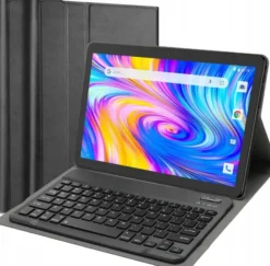 Uniwersalne Etui Na Tablet + Klawiatura Thiny Zestaw Slim Bluetooth 9" 10"