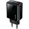 Usams Ładowarka  Ładowarka sieciowa USAMS T40 CC133TC01 US-CC133 1xUSB-C+1xUSB czarny CC133TC01
