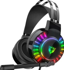 Verk Group gamingowe 7.1 rgb Czarne