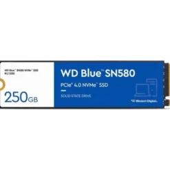 WD Blue SN580 NVMe SSD 250GB M.2 PCIe Gen4