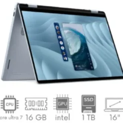 2w1 Dell 16 Plus DB06250 Ultra 7 256V 16GB 1TB SSD 16,0" FHD+ 1920x1200 Kam WiFi BT Win11 GW12MC AG10949 AG11207