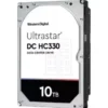 WD Ultrastar DC HC330 WUS721010ALE6L4 - Vaste schijf - gecodeerd - 10 TB - Intern - 3,5" - SATA 6 Gb/s - 7200 tpm - Bufor: 256 MB - Dysk samoszyfruj..