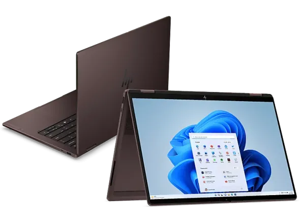 2w1 HP OmniBook X Flip 14-kc0015nwx 3K OLED / AMD Ryzen™ AI 9 465 32 GB RAM 1 TB SSD Radeon™ 880M Windows 11 Home Brązowy