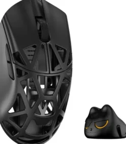 WLMouse Beast X Mini Pro Solid Sides Gaming Maus, Omron Optical Switches - czarny MINI-SHIXIN-BLACK-O