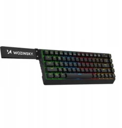 Wozinsky WKGP-1165 mechaniczna podświetlana RGB - czarna
