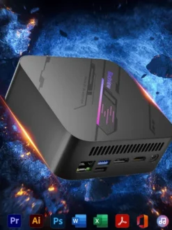 [Wysyłka z Polski] Blackview MP100 Mini PC 7430U Windows 11 Pro 16GB DDR4 512GB SSD AMD 6-rdzeniowy 12-wątkowy Mini Komputer