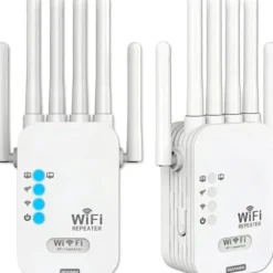 Wzmacniacz Sygnału Wi-fi Repeater Duża Moc 300mb/s - 6 X Antena Koanni