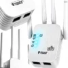 Wzmacniacz sygnału Wi-Fi repeater DUŻY ZASIĘG 4 anteny MOC 1200Mb/s 2.4G 5G Z01B