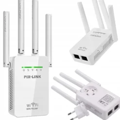 Wzmacniacz Sygnału Wi-Fi, VERK GROUP, Repeater 300Mb/S, WPS, Mocny