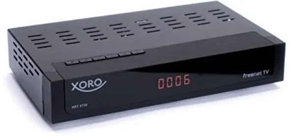 Xoro HRT 8719 odbiornik Full HD, HEVC, DVB-T/T2, H.265, HDTV, HDMI, system dostępIrdeto-FreeNet TV bez karty, MediaPlayer, USB 2.0, 12 V), Czarny HRT 8730