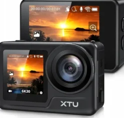 XTU Action Cam 6K/4K - 5 GHz WLAN 30 m, 20 MP