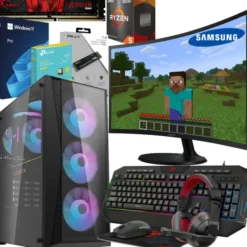 ZESTAW Komputer RYZEN 5|Radeon VEGA 11|16GB|1000GB|SAMSUNG|Windows 11 PRO