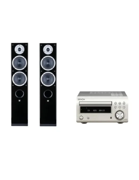 Zestaw stereo: RCD-M41 + RAPTOR 5, Kolor: Biały