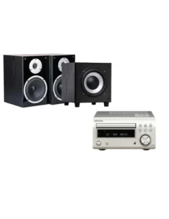 Zestaw stereo: RCD-M41 + RAPTOR 3 + SUB-9, Kolor: Silver